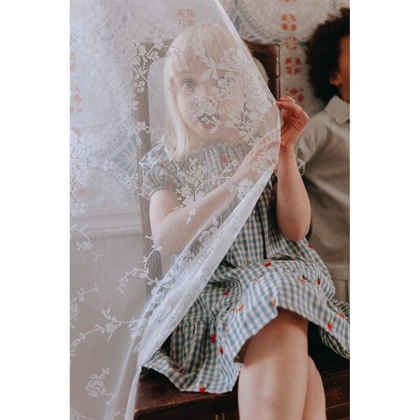 Flöss Polly Dress Berry/Blue Gingham