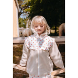 Flöss Alva Fleece Jacket Heart Print/Sand