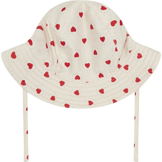 Flöss Lucy Swim Sun Hat Rouge Heart