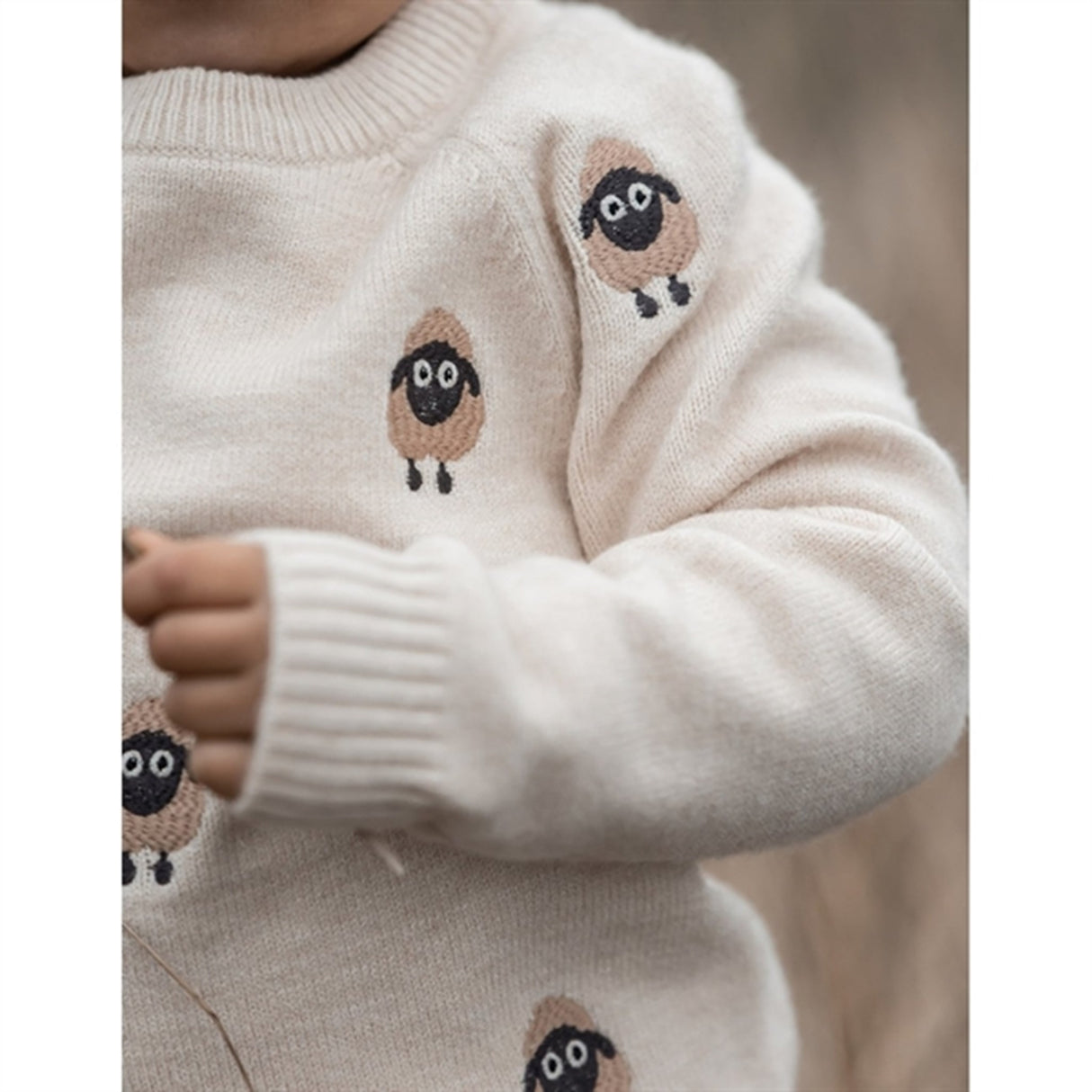 Fliink Sandshell Embr. Sheep Alon Pullover