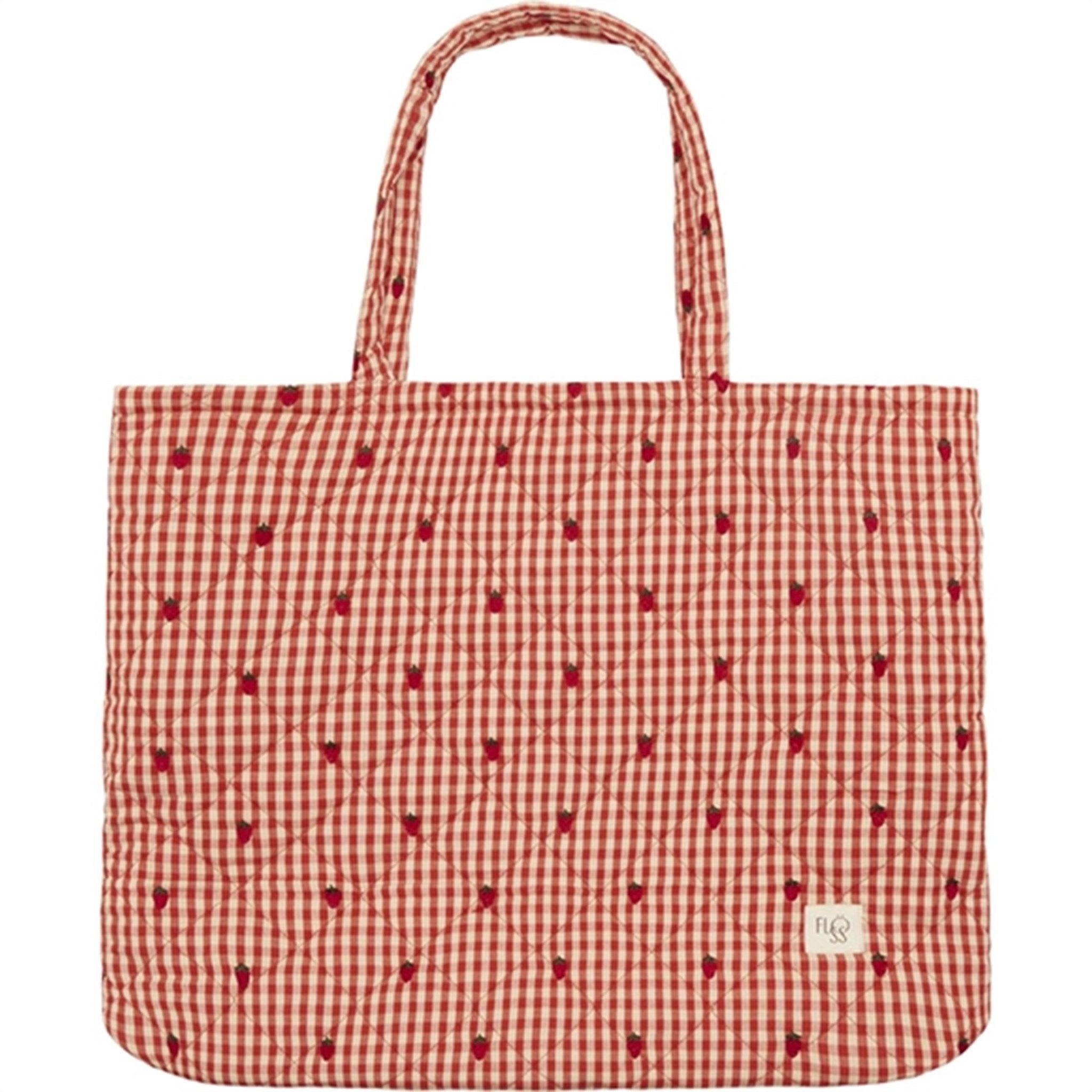 Flöss Molly Quilted Bag Berry Gingham
