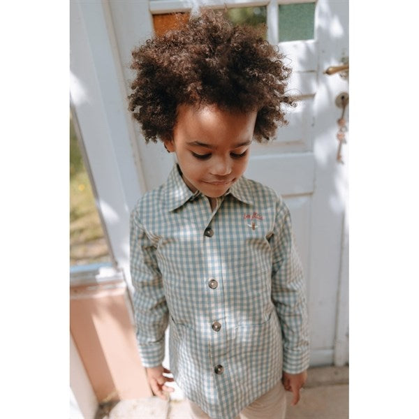Flöss Svend Overshirt Blue Gingham