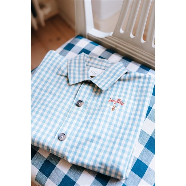 Flöss Svend Overshirt Blue Gingham