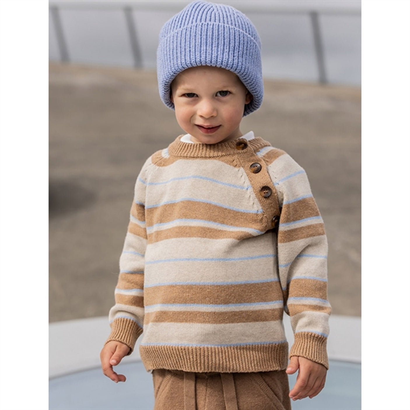 Fliink Tigers Eye Multi Stripe Bon Pullover