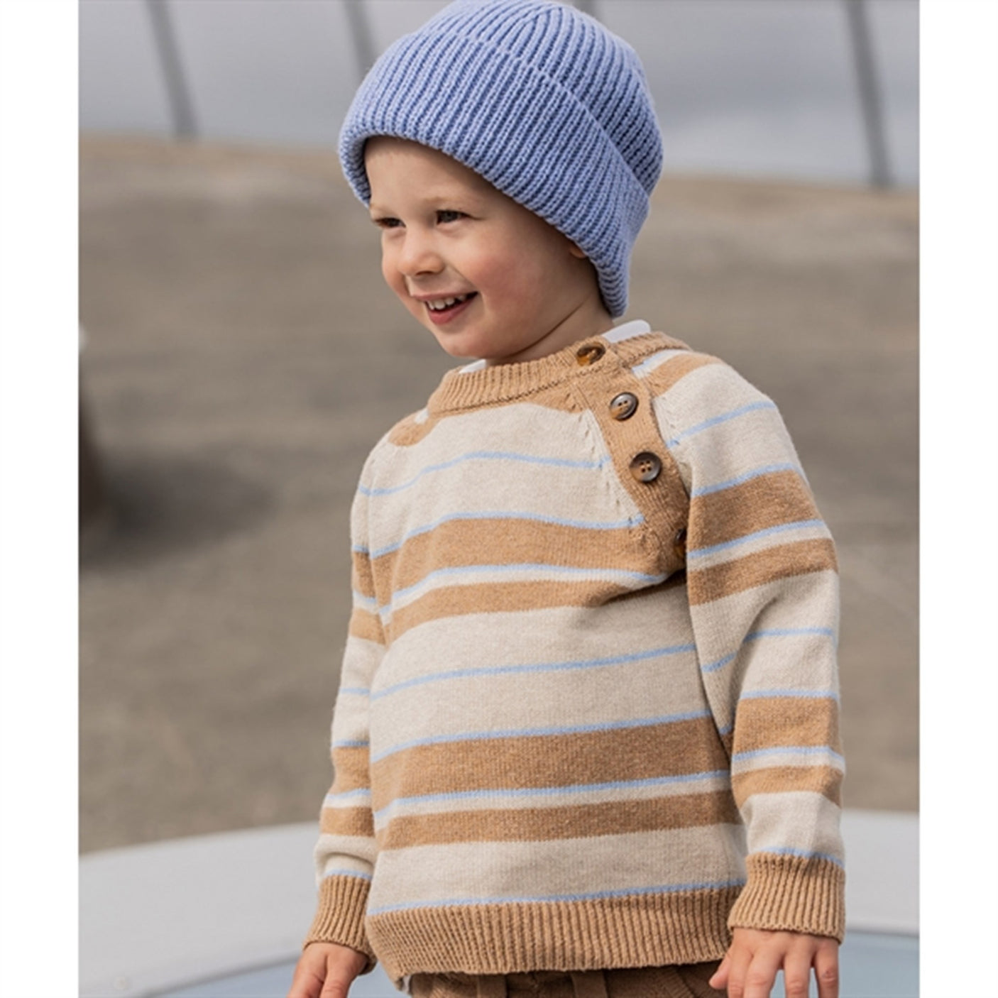 Fliink Tigers Eye Multi Stripe Bon Pullover