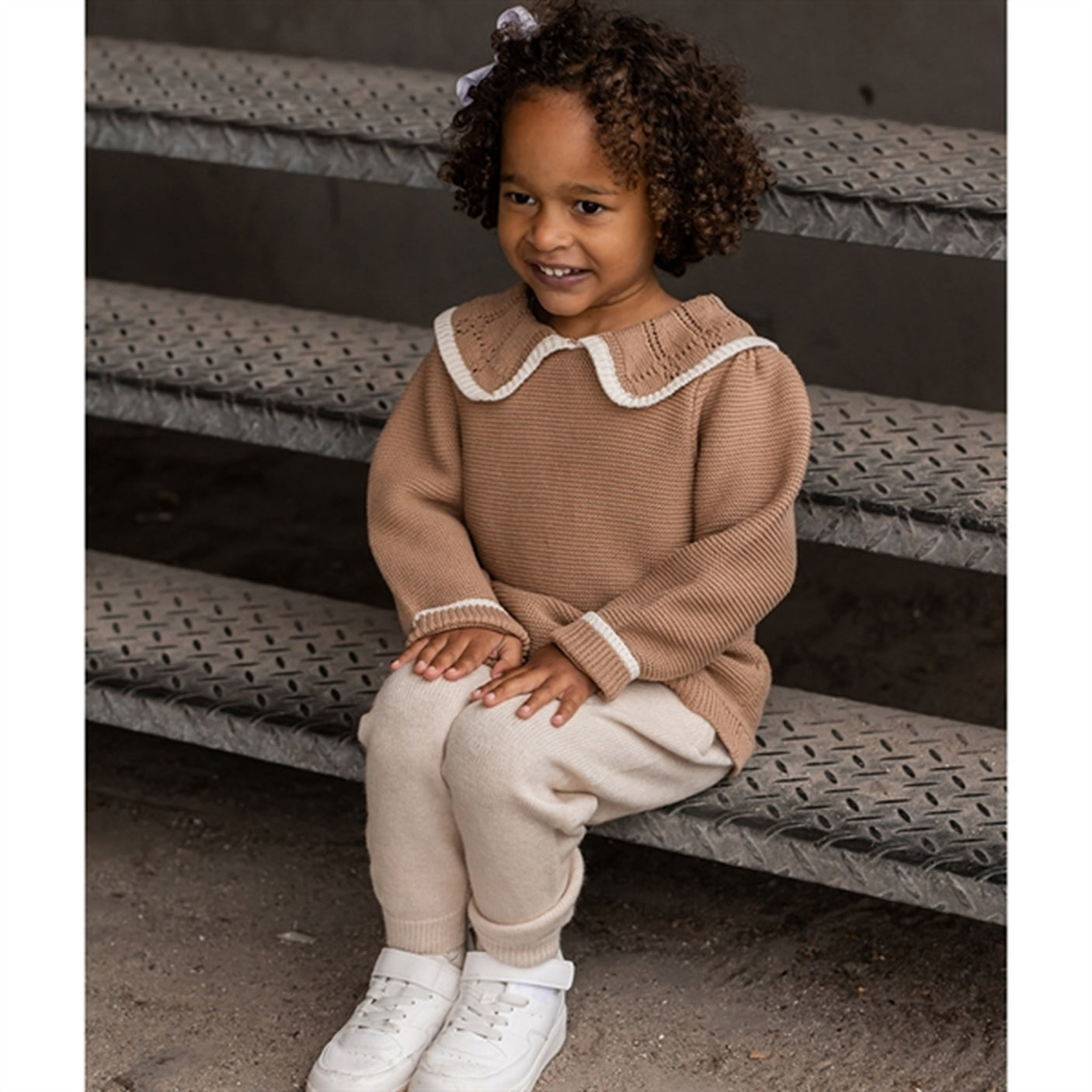 Fliink Tigers Eye Straw Strik Blouse