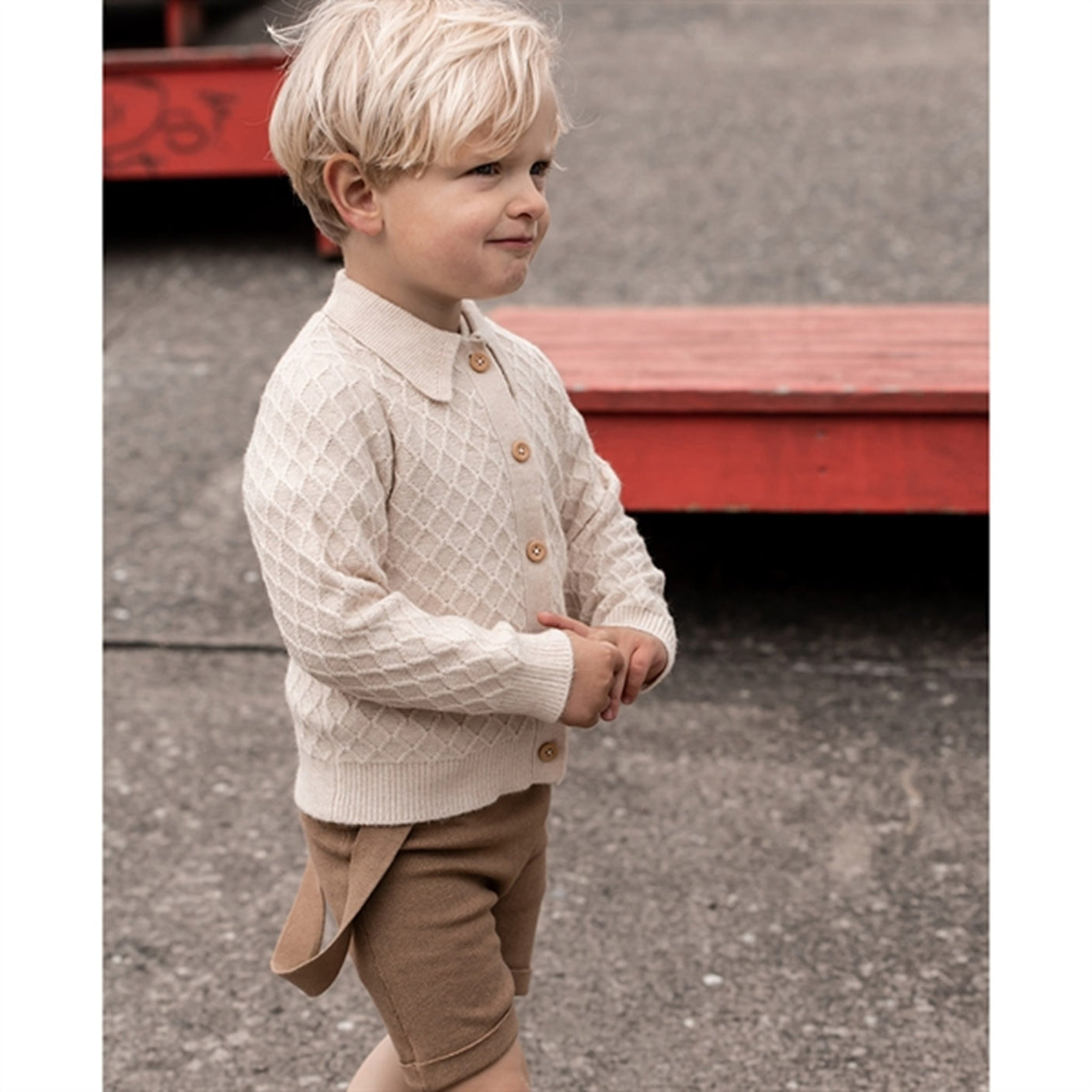 Fliink Tigers Eye Favo Knitted Shorts