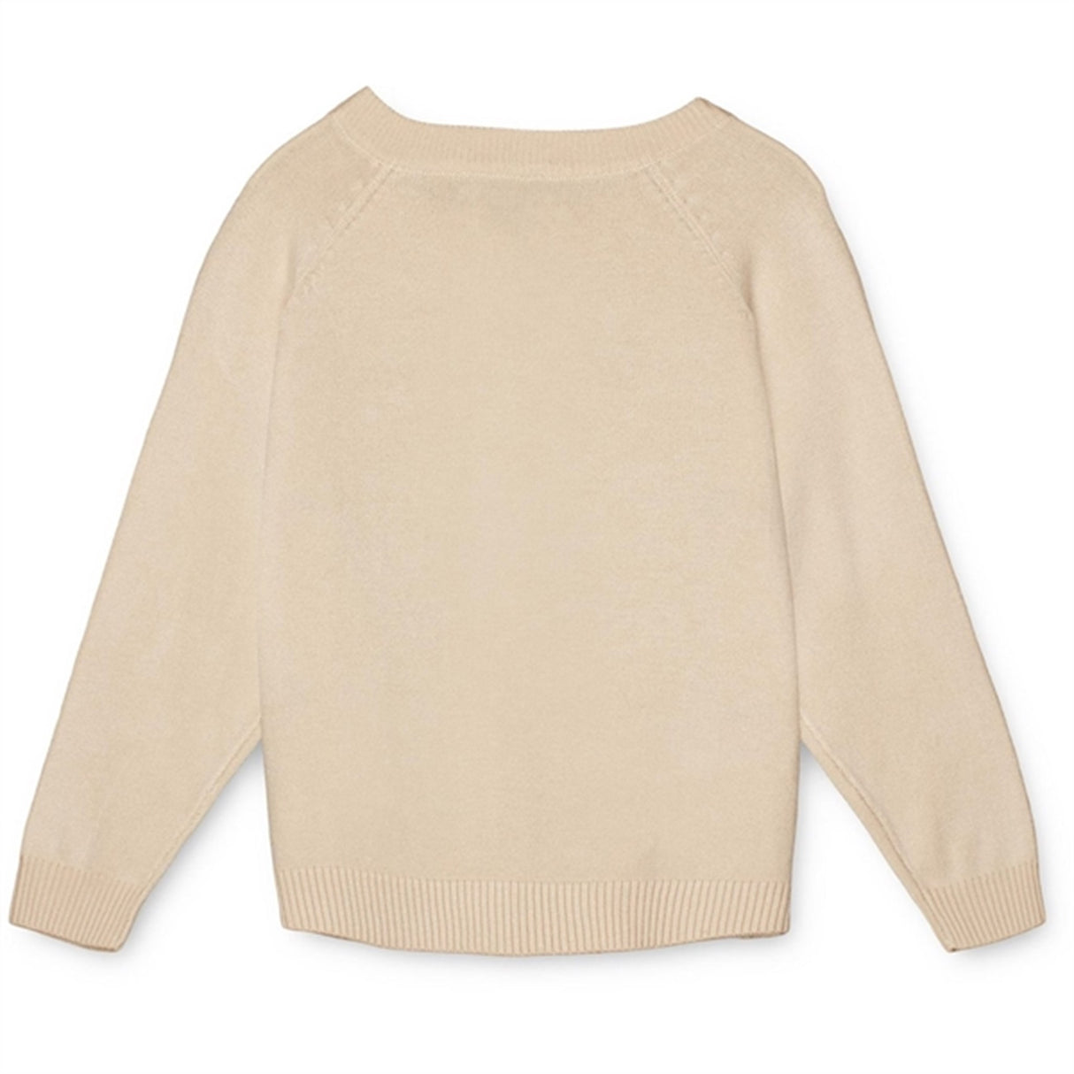 Fliink Sandshell/High Risk Red Strawberry Favo Embr. Knitted Cardigan