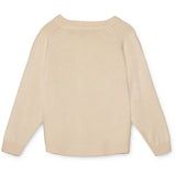 Fliink Sandshell/High Risk Red Strawberry Favo Embr. Knitted Cardigan