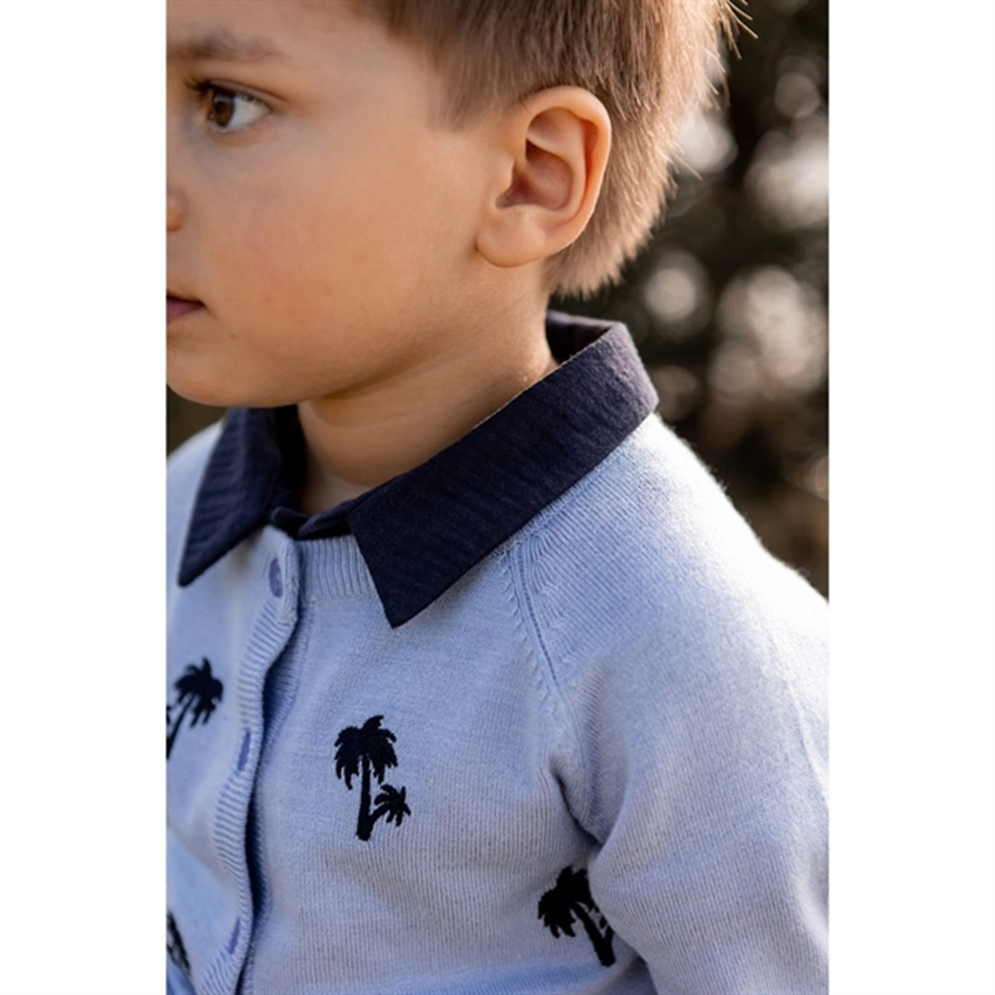 Fliink Serenity Favo Embr. Knit Cardigan