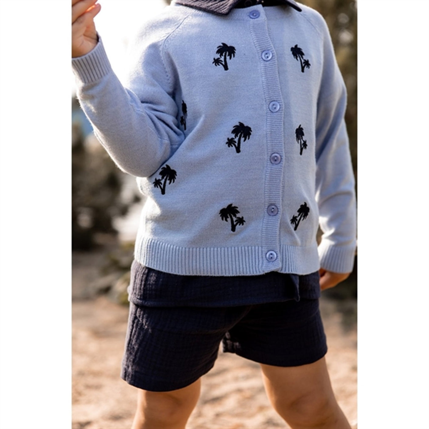 Fliink Serenity Favo Embr. Knit Cardigan