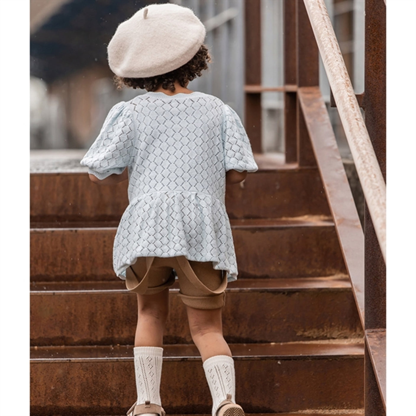 Fliink Ballad Blue Oma Strik Blouse