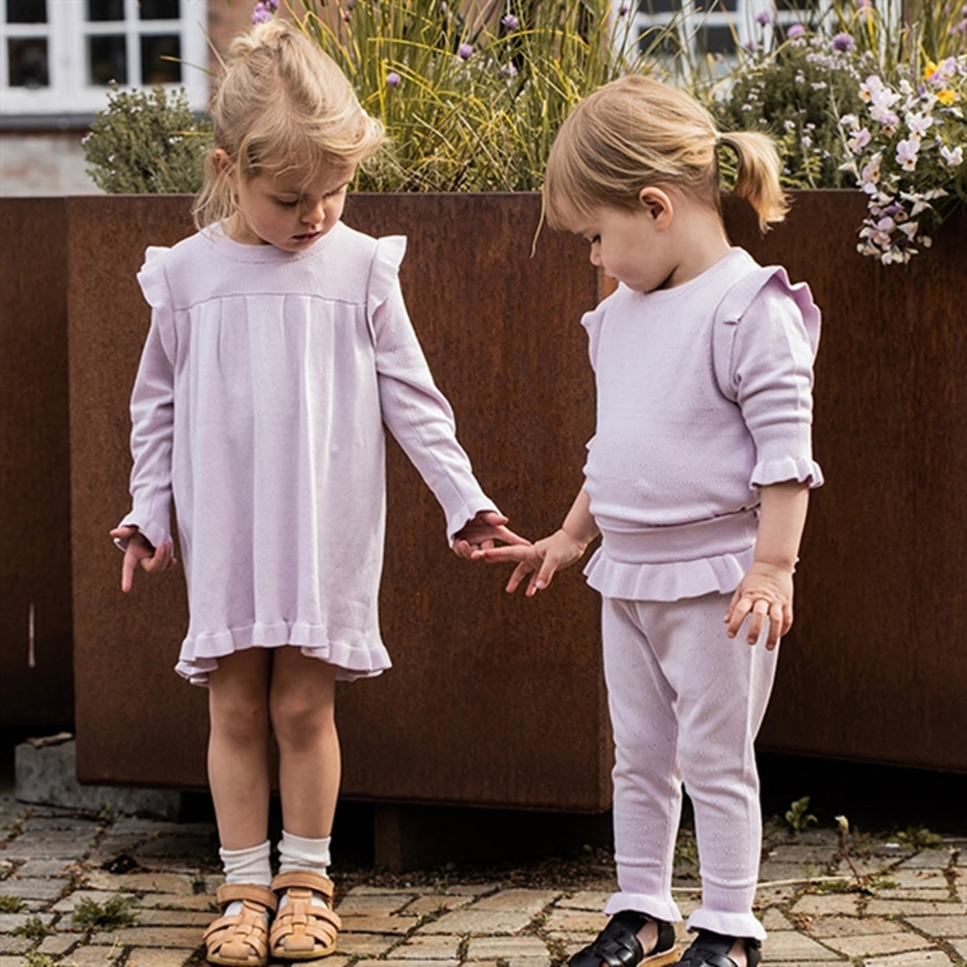 Fliink Lavender Fog Fame Knit Pants