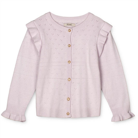 Fliink Lavender Fog Fame Knit Cardigan