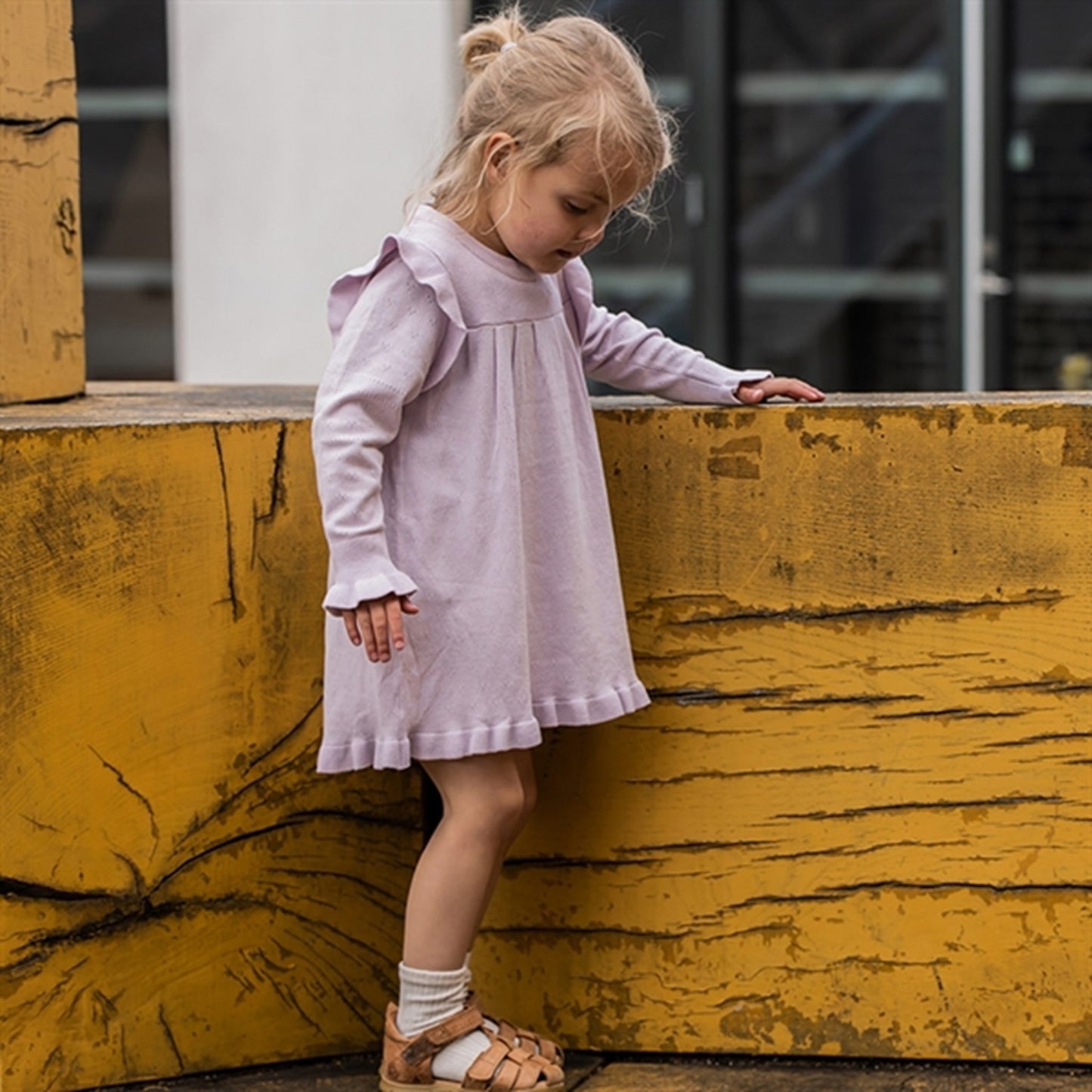 Fliink Lavender Fog Fame Strik Dress