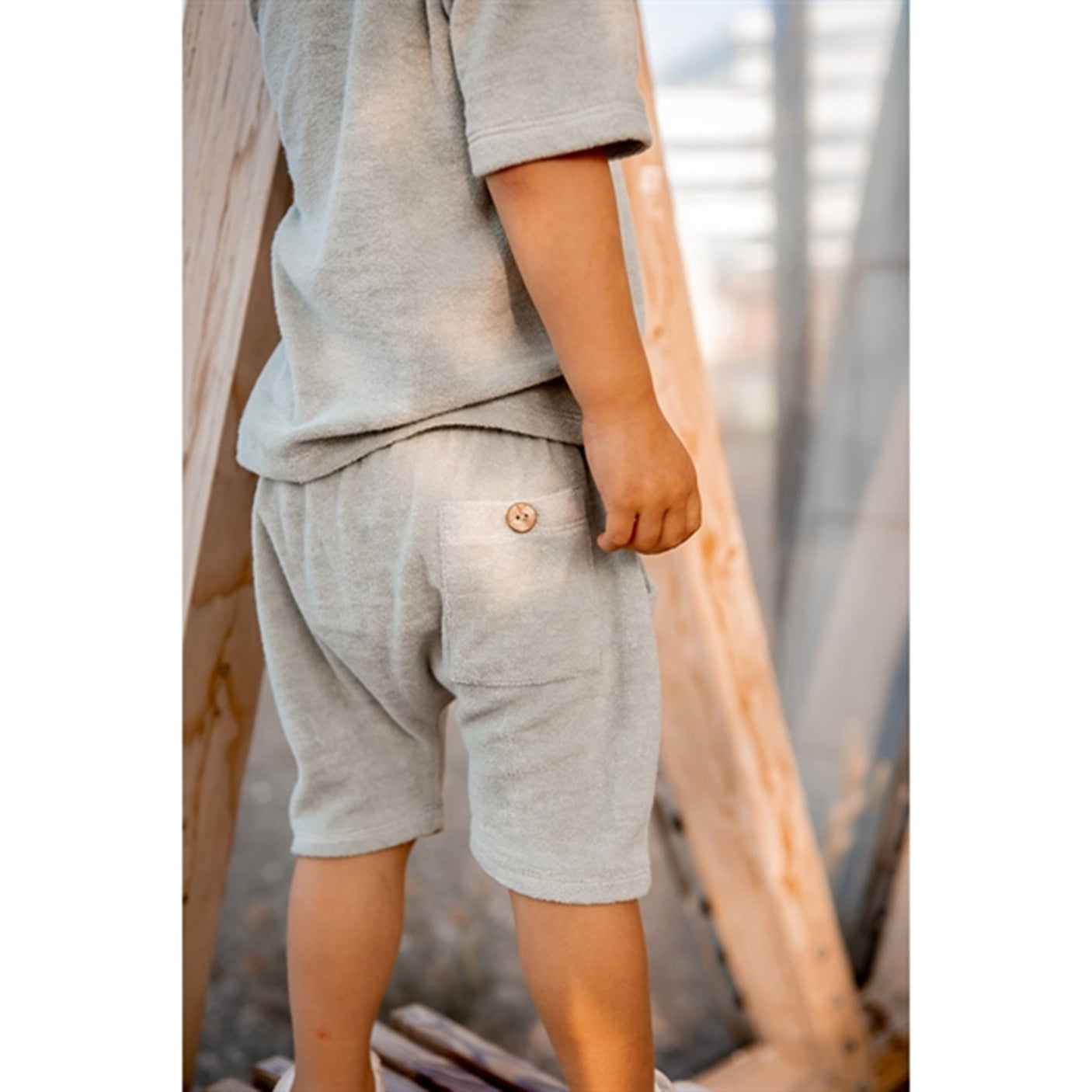 Fliink Dusty Green Teddy T-Shirt