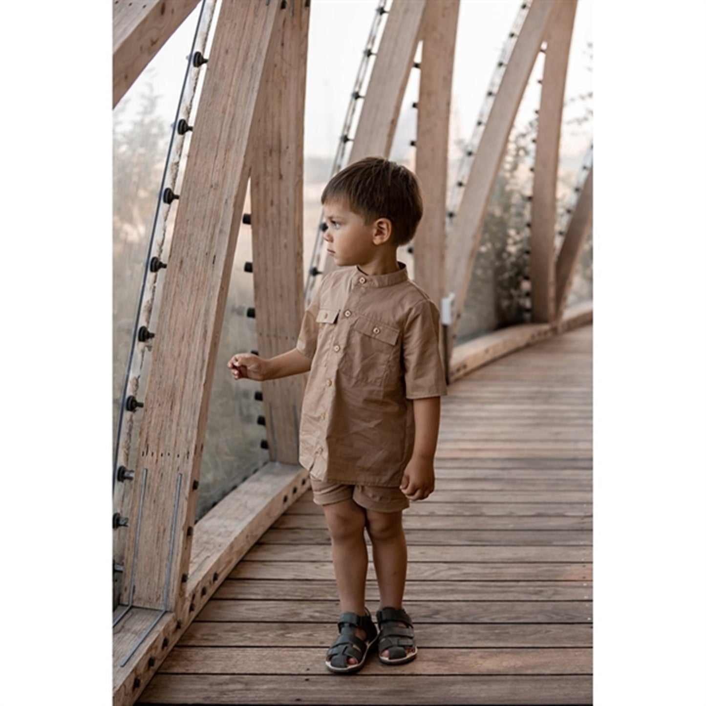 Fliink Tigers Eye Banjo Shorts