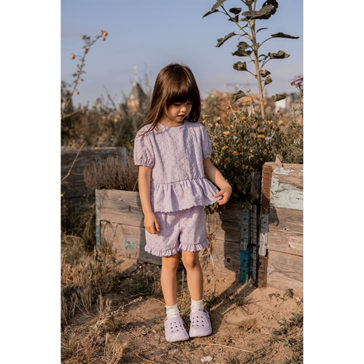 Fliink Lavendar Fog Mia Shorts
