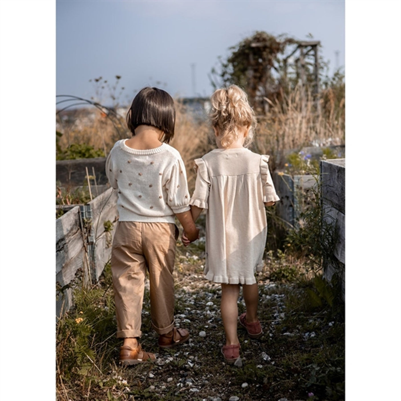 Fliink Sandshell Fame Embr. Knit Dress