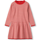 Fliink Cradle Pink W. Red Stripes Favo Peplum Dress