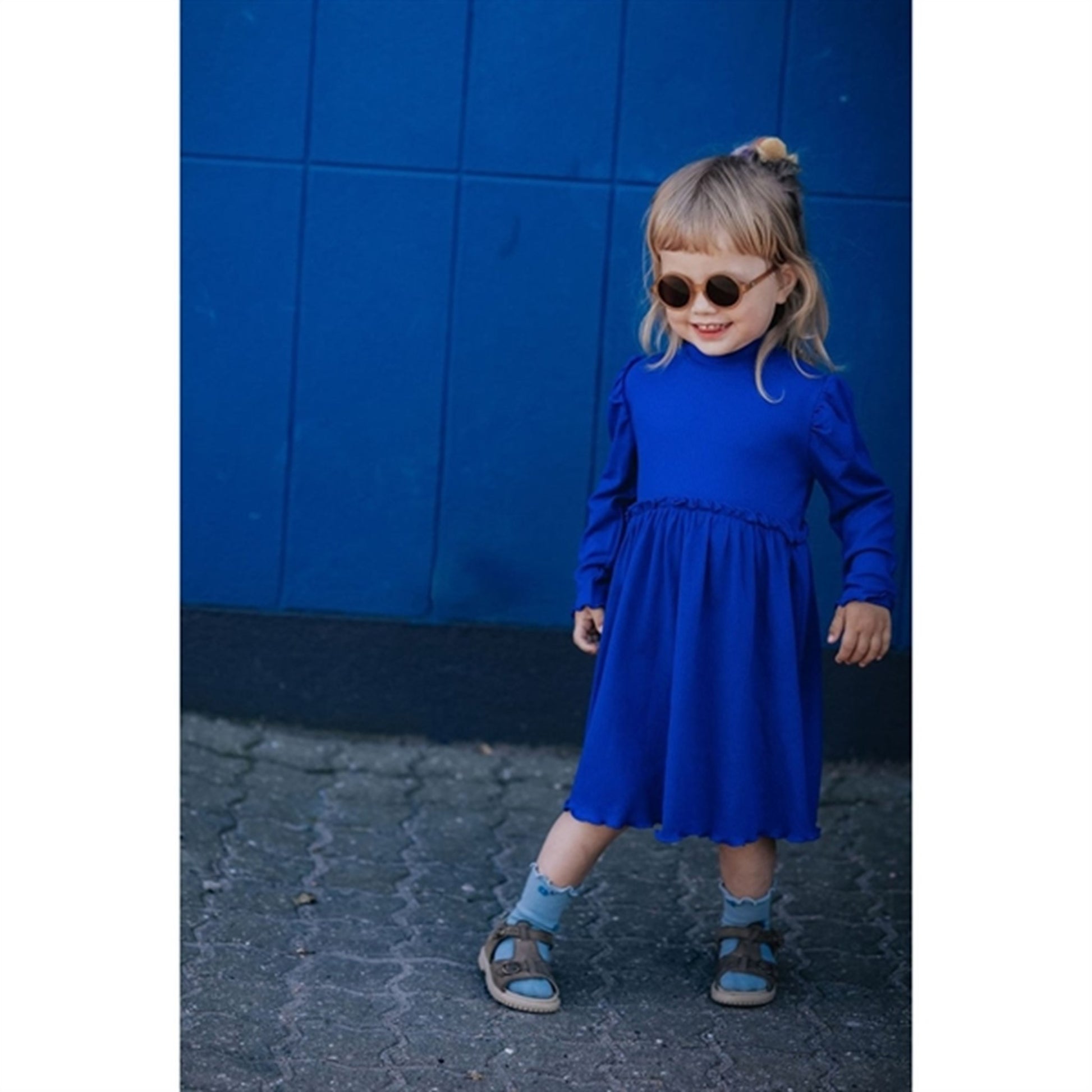 Fliink Mazerine Blue Kenna Ls Dress