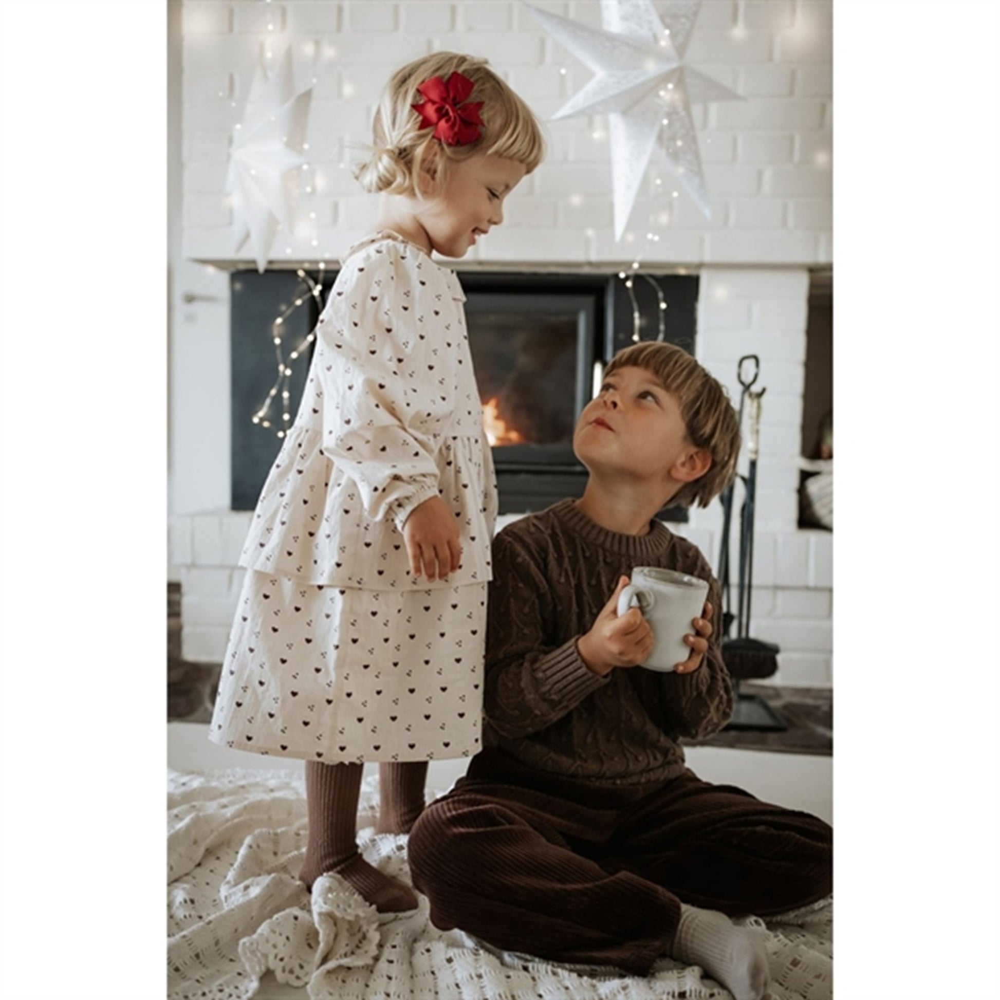 Fliink Sandshell Aop Winter Ls Dress