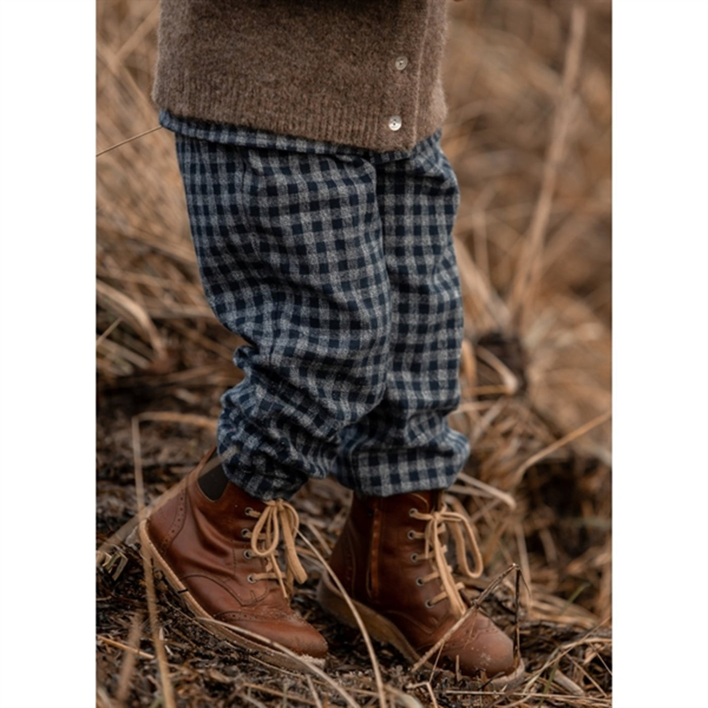 Fliink Navy Coda Check Bukser