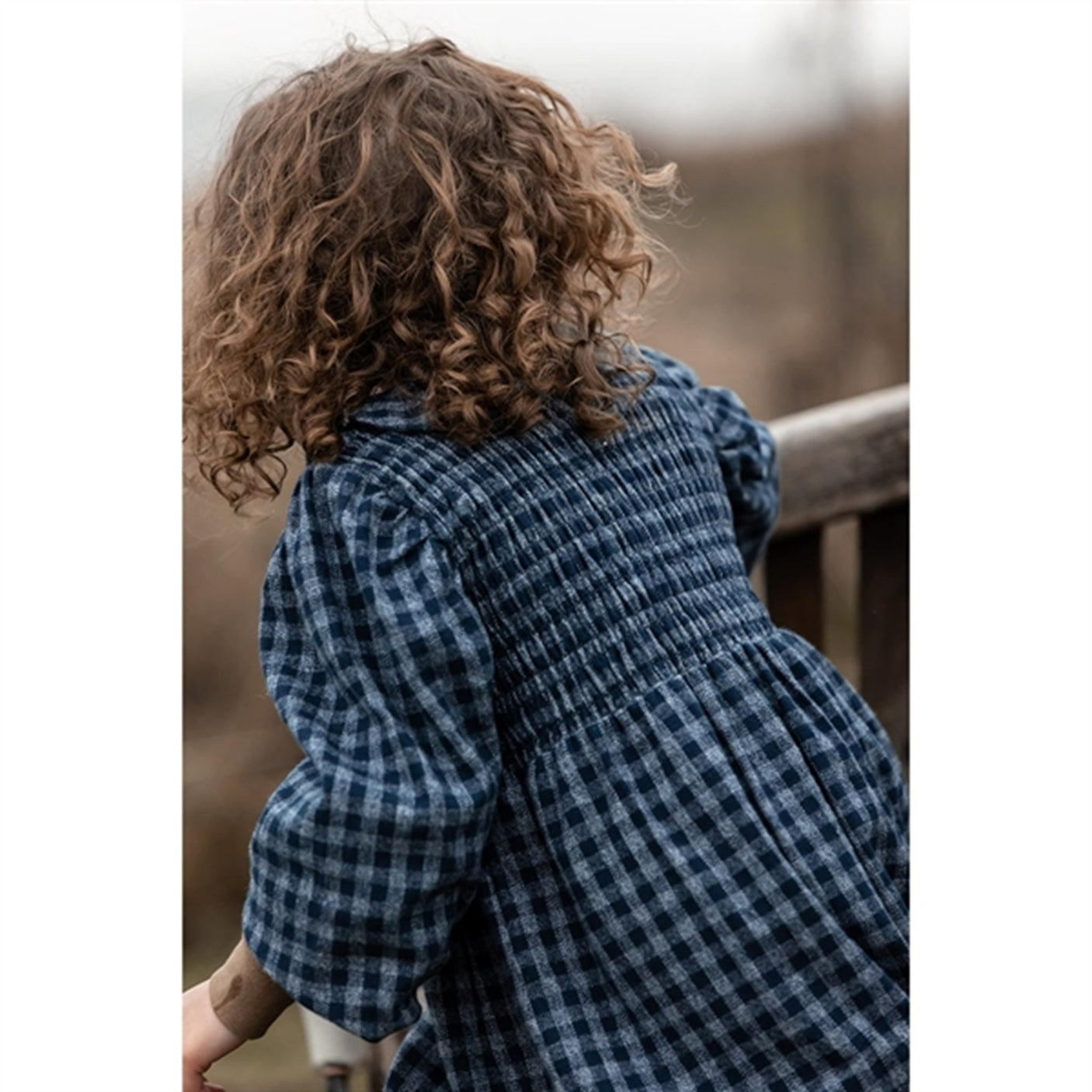 Fliink Navy Coda Check Dress