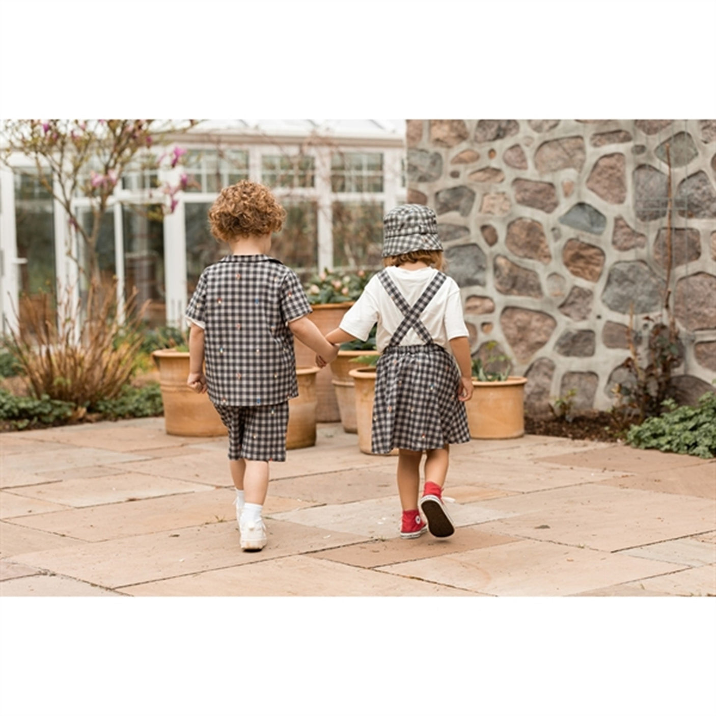 Fliink Magnet Check Aop Polar Shorts