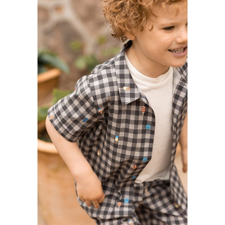 Fliink Magnet Check Aop Polar Shirt