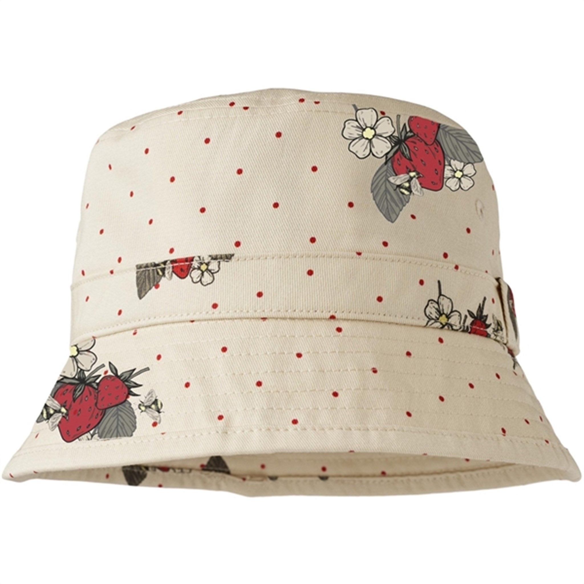 Fliink Sandshell/High Risk Red Strawberry Kota Bucket Hat