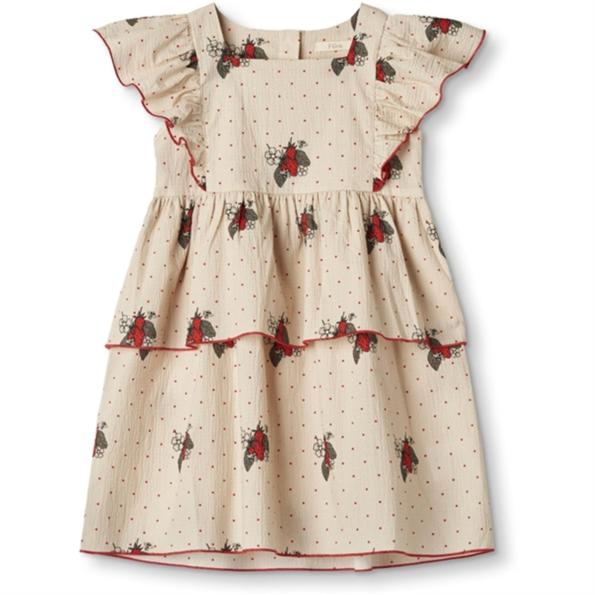 Fliink Sandshell Dot Aop Summerbuzz Dress