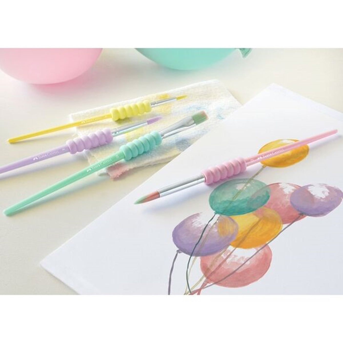 Faber Castell Brushes 4 Pastelcolours