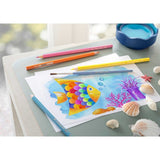 Faber Castell Akvarel 24 Colour Pencils + Pinsel