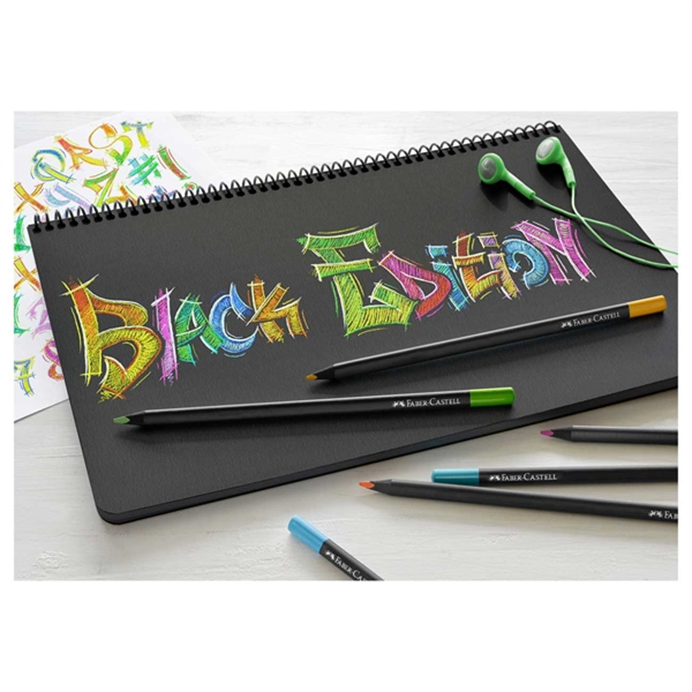 Faber Castell Black Edition 12 Colour Pencils