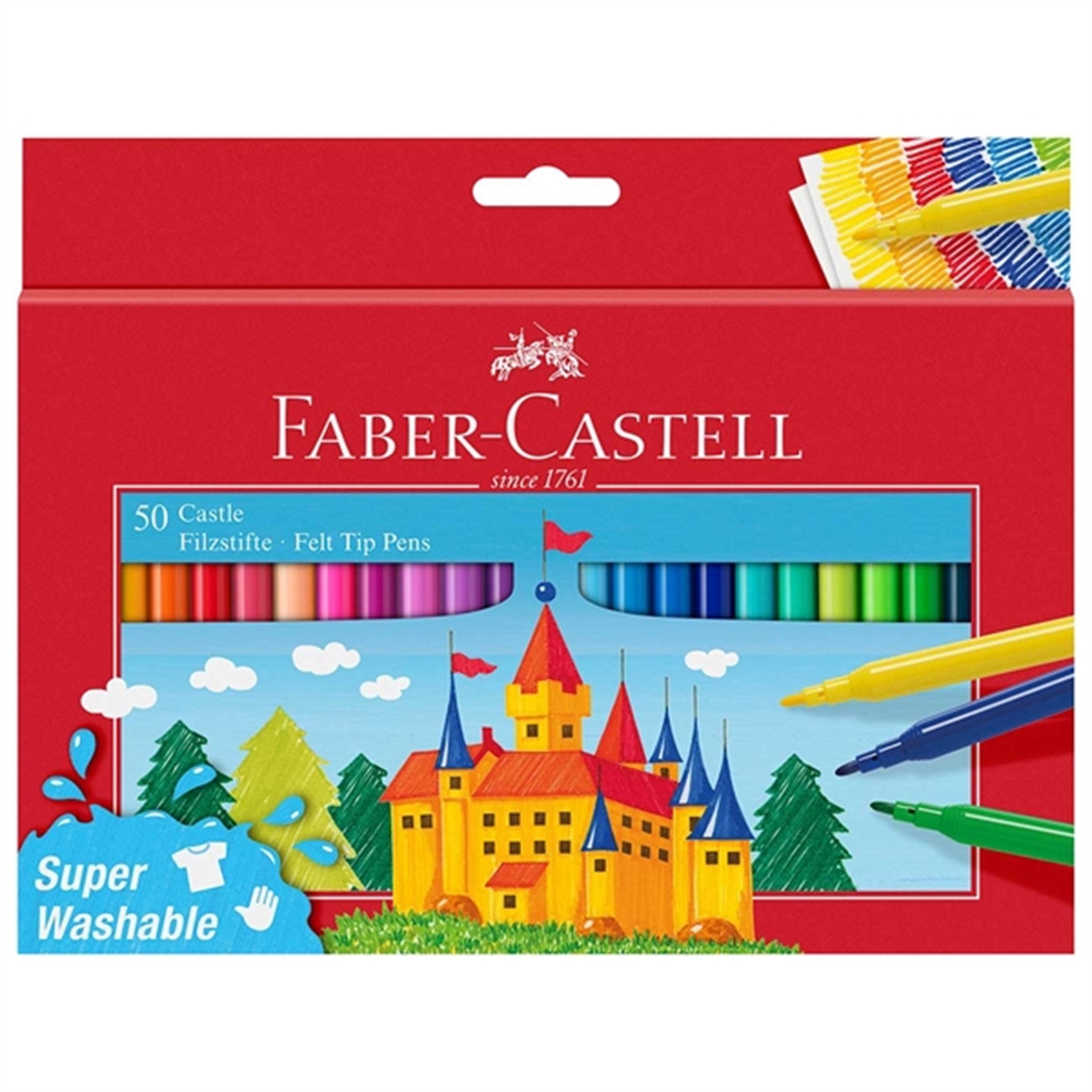 Faber Castell Castle 50 Felt Tip Pens