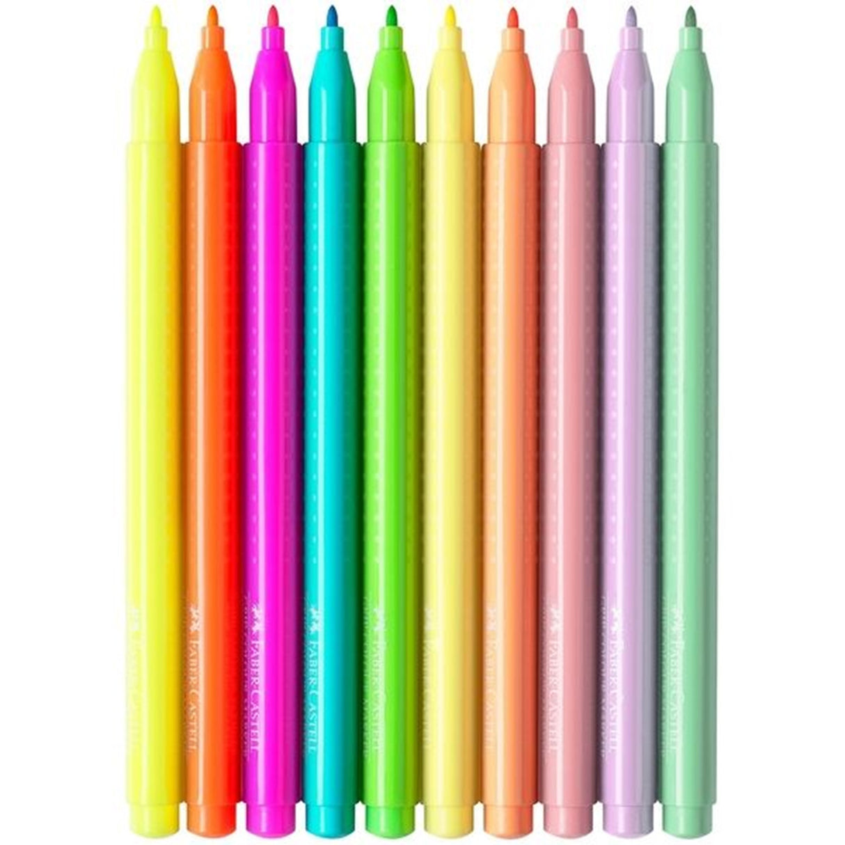 Faber Castell Grip 10 Pencils Neon- and Pastel Colors
