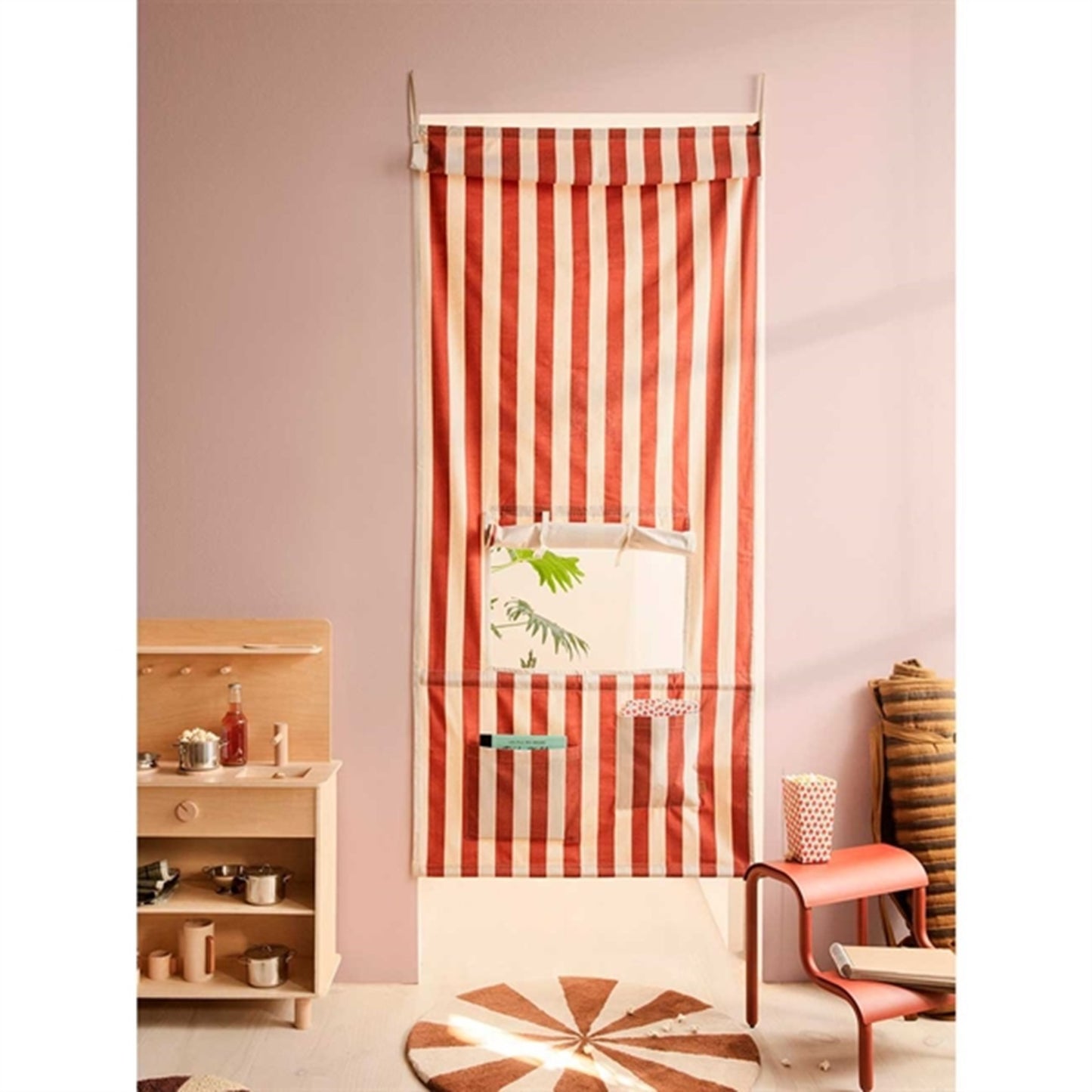 Ferm Living Kids Kiosk Dark Brick/Offwhite 2