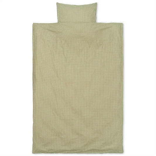 Ferm Living Check Bedding Lemon/Olive
