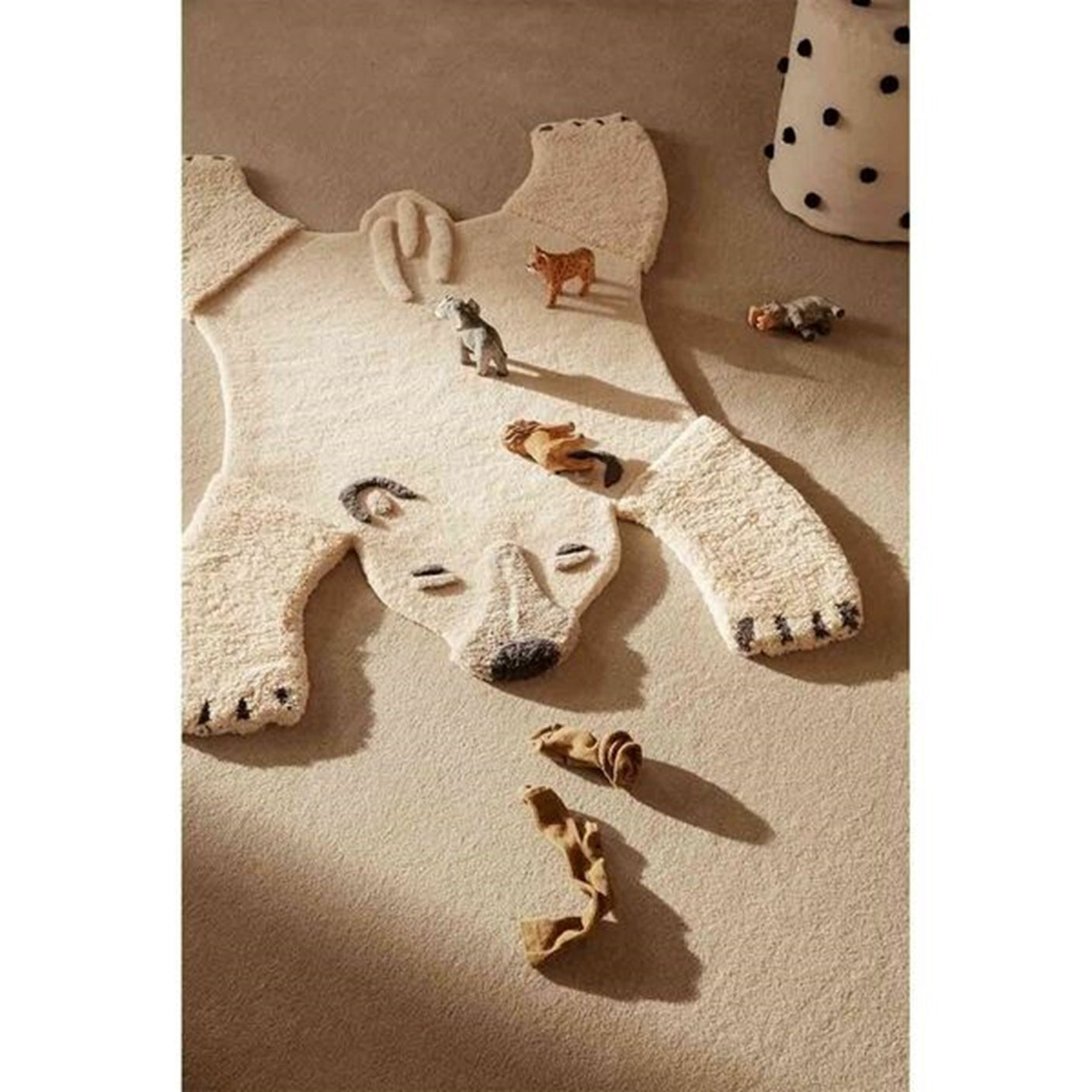 Ferm Living Animal Tufted Rug Polar Bear
