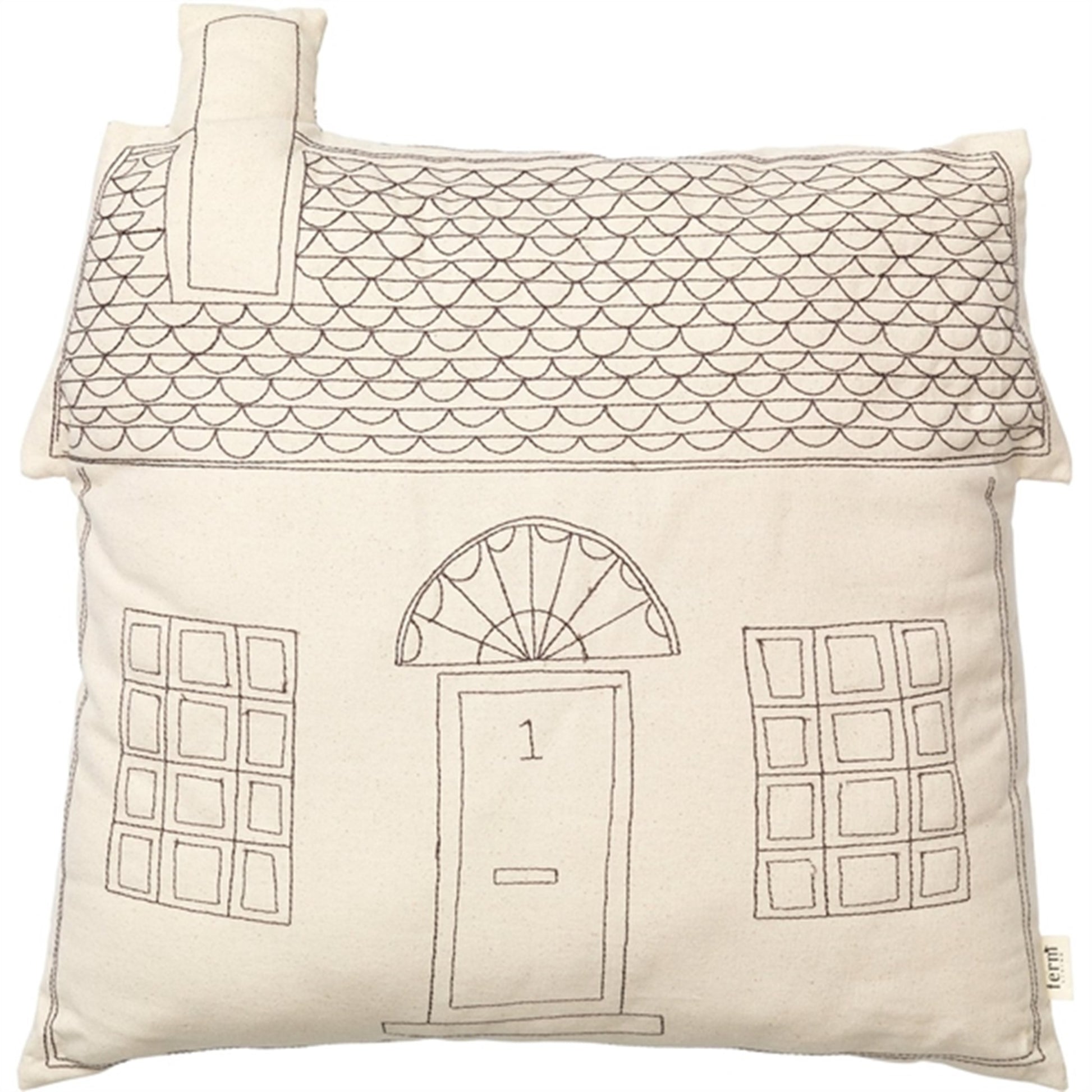 Ferm Living Abode Cushion Cottage House