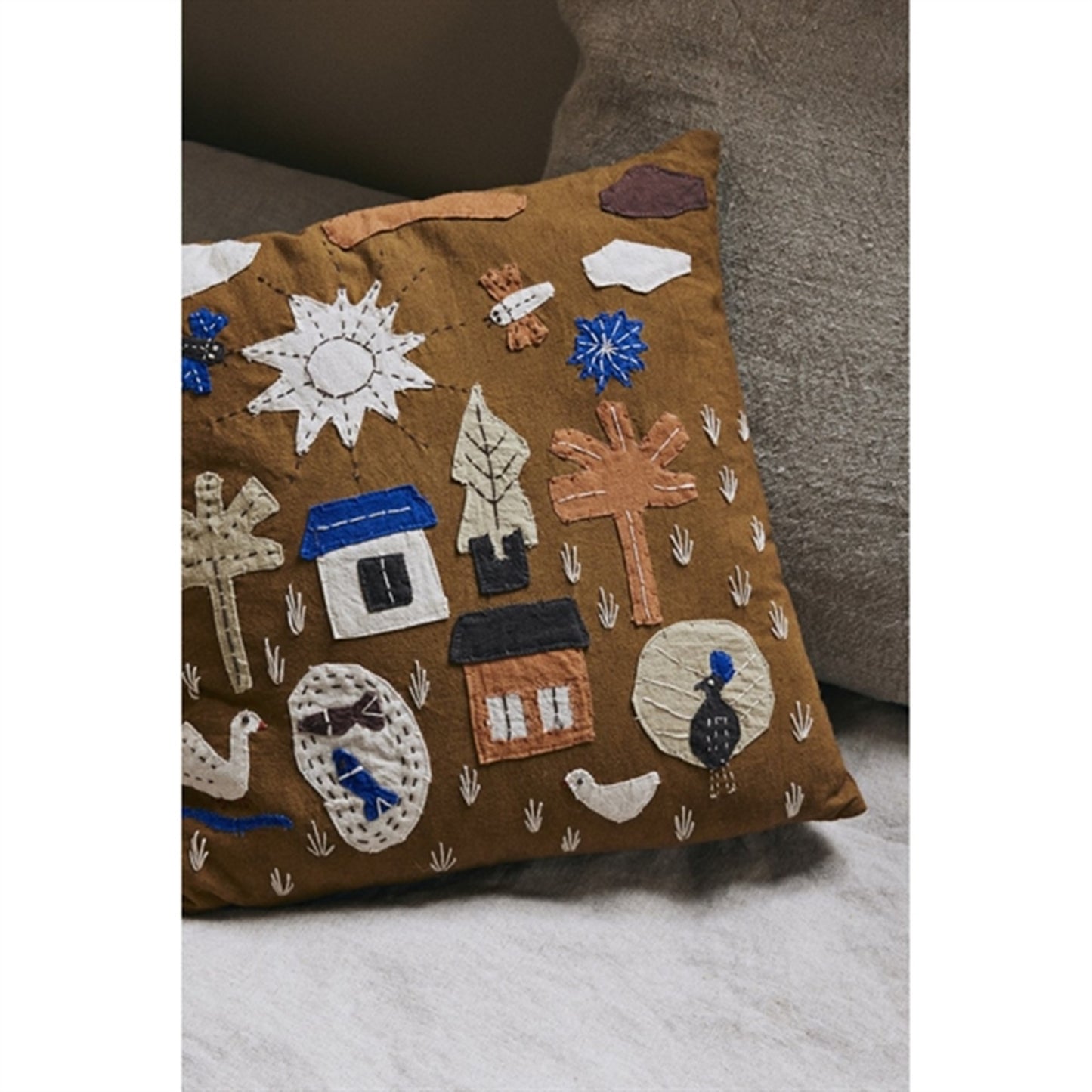 Ferm Living Village Cushion Sugar Kelp