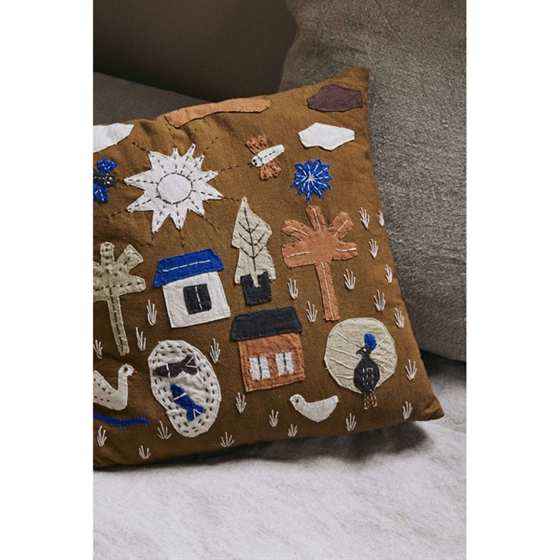 Ferm Living Village Cushion Sugar Kelp