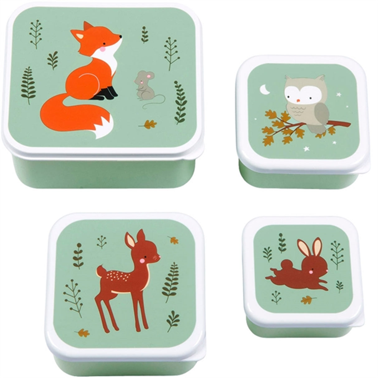 A Little Lovely Company Lunch And Snackbox Forest Friends