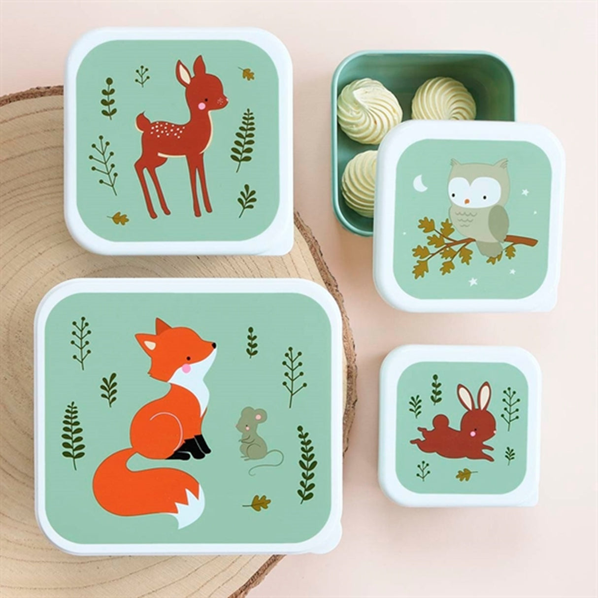A Little Lovely Company Lunch And Snackbox Forest Friends