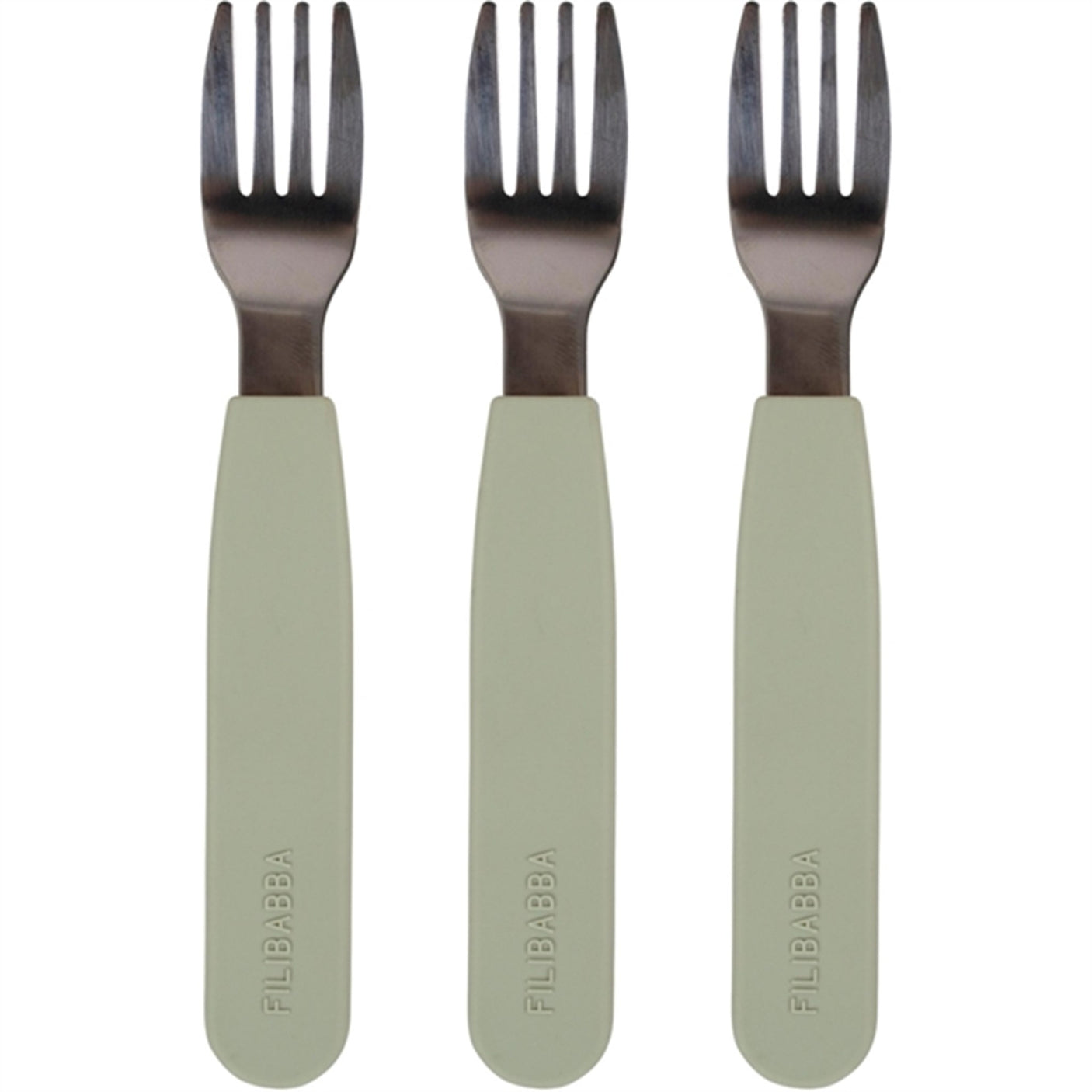 FILIBABBA Forks 3-pack Green