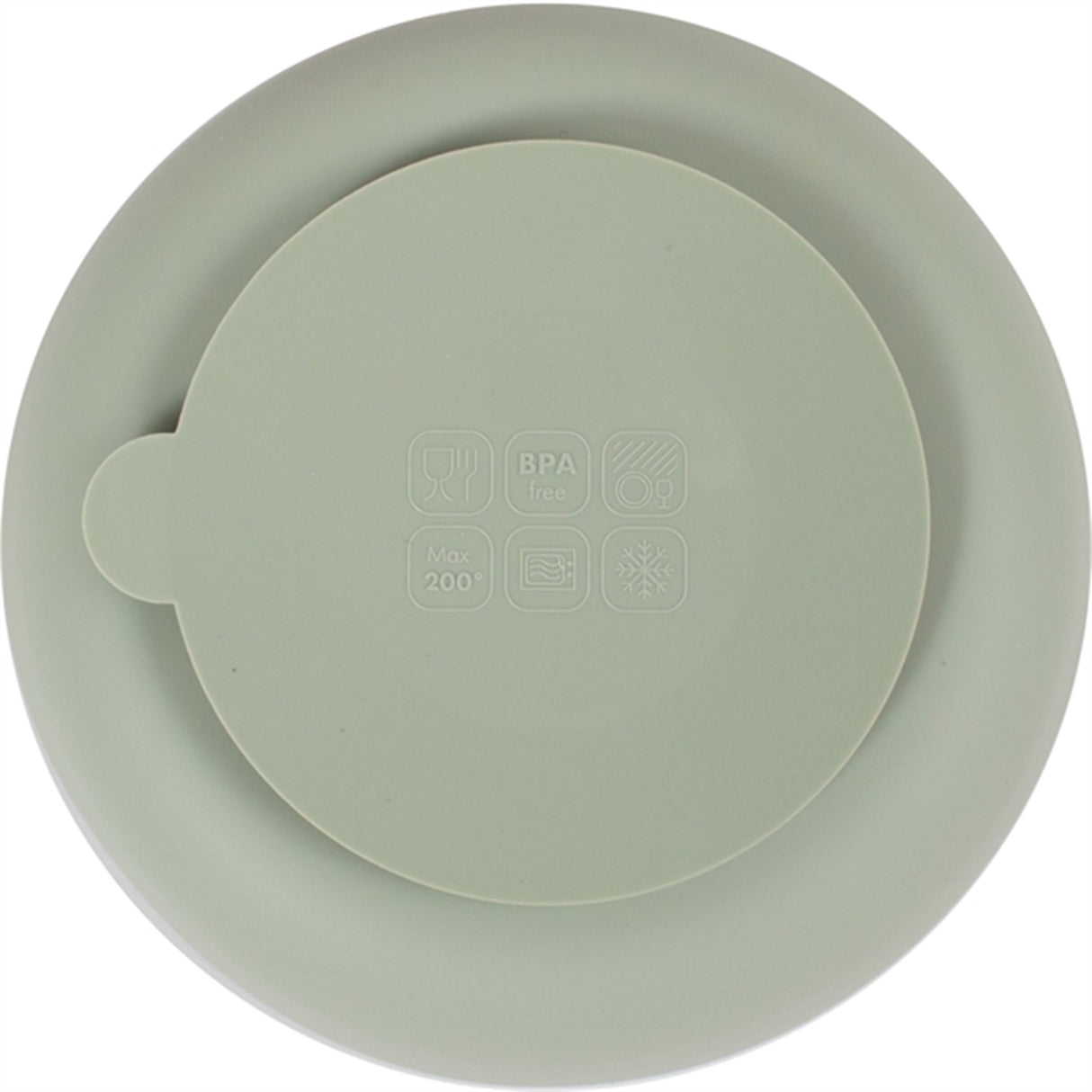 FILIBABBA Plate 2-pack Green