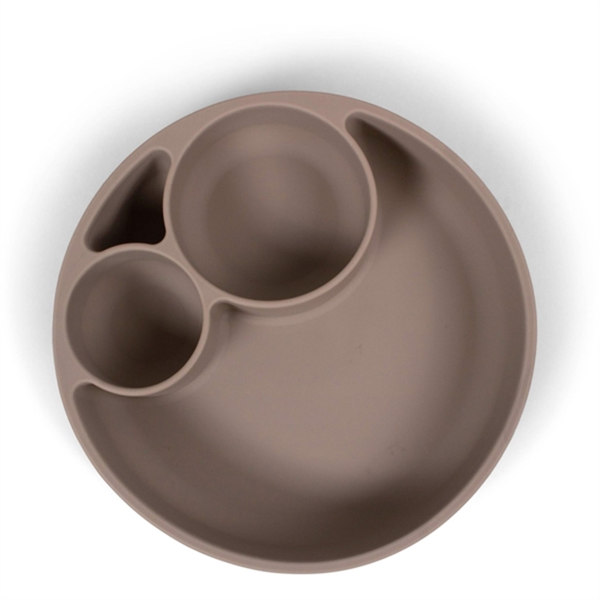 FILIBABBA Plate Divided Warm Grey