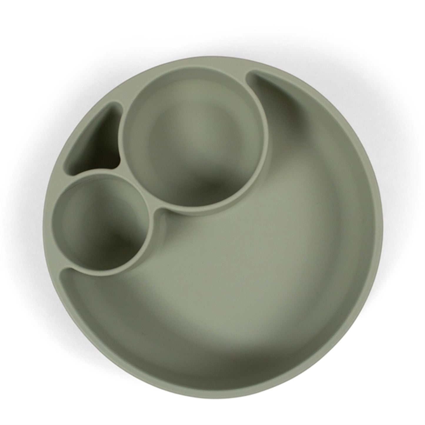 FILIBABBA Plate Divided Green