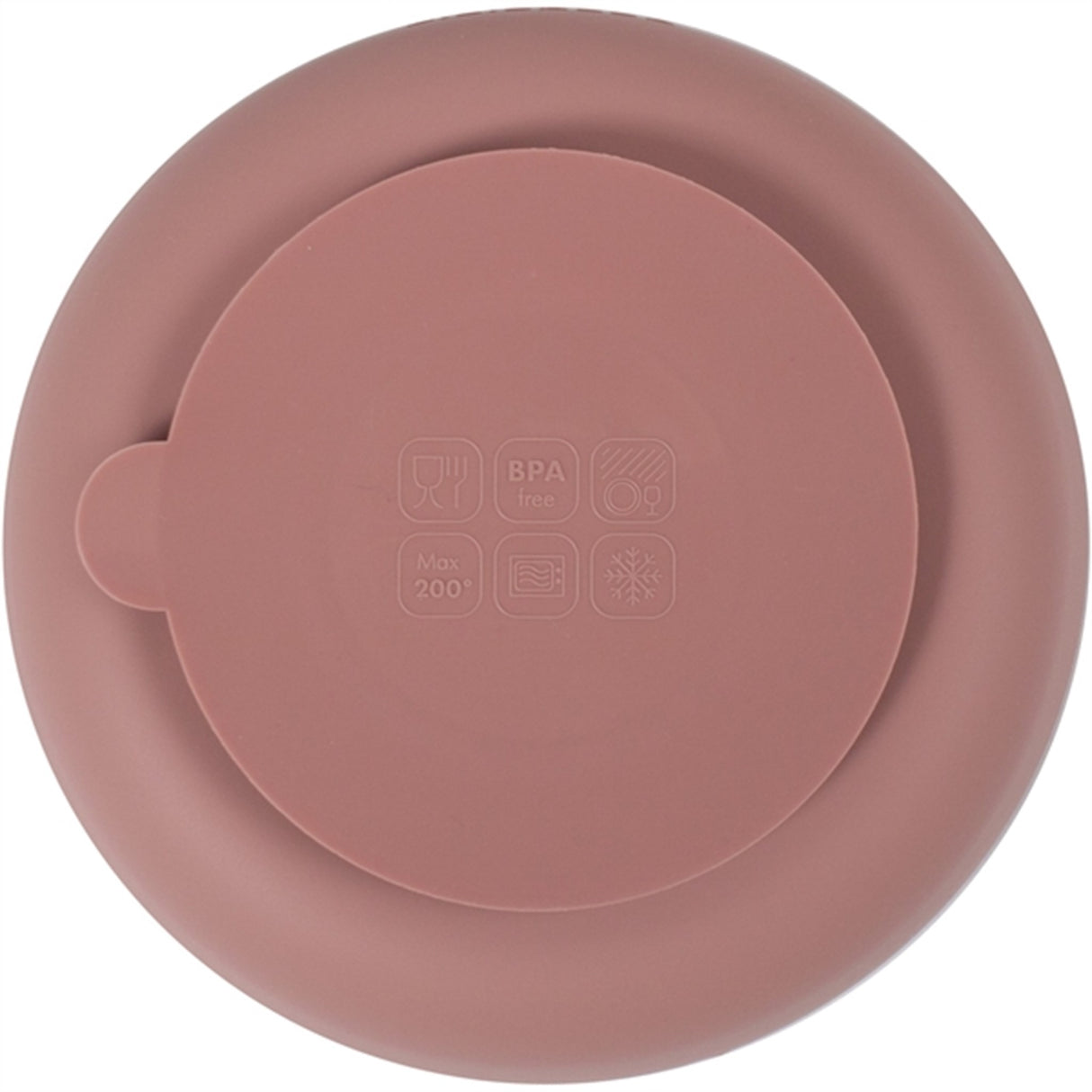 FILIBABBA Plate Divided Rose